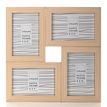 Moldura Madeira Quadrupla