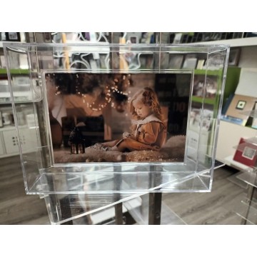 Moldura Neon Clear