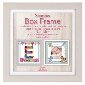 Moldura Shadow Box Grey