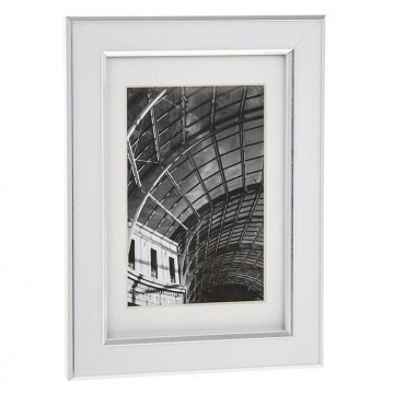 Moldura White & Silver