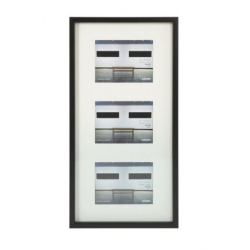 Moldura Art Gallery 3X Preta