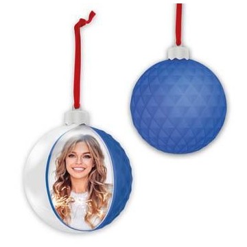 Bola de Natal Diamond Azul