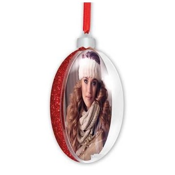 Bola de Natal Achatada...