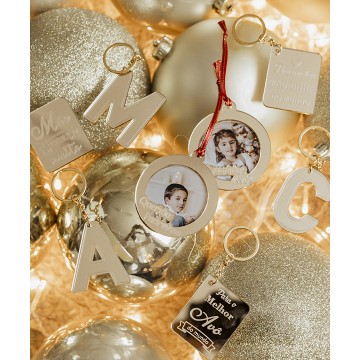 Porta-Chaves Dourado