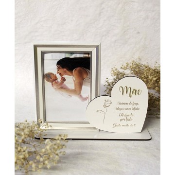 Moldura Coração Mãe