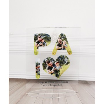 Moldura "Amo-te Pai"