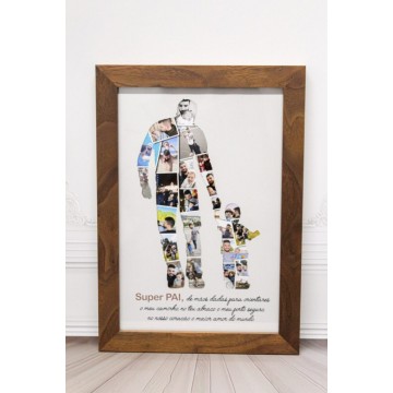 Moldura Pai e Filho 20x30