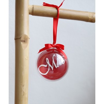 Bola de Natal com Nome