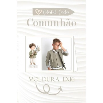 Moldura Lembrança Comunhão...